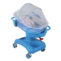 Berceau de bébé ABS durable YFY088L avec chariot d'équipement médical d'hôpital d'écran d'affichage à cristaux liquides