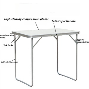 Ngoài trời di động gấp trại bảng siêu nhẹ nhôm bảng <span class=keywords><strong>mini</strong></span> cắm trại bảng - Product Image 4