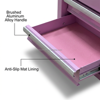 Boîte à outils portable mini à 2 tiroirs, boîte de rangement en acier laminé à froid pour bureau, garage, atelier, certifiée OEM/OBM BSCI ISO9001, JUNMAO