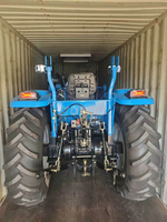 Tracteur agricole à roues thermorésistant pour unité diesel, idéal pour la culture des cultures en terres agricoles tropicales sèches et défrichées, avec fonction de labour rotatif