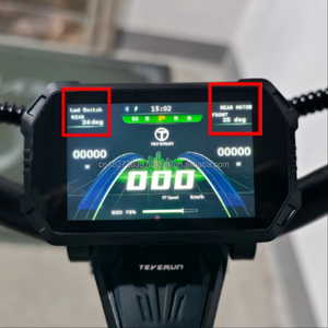 Nouvelle trottinette électrique <span class=keywords><strong>TEVERUN</strong></span> <span class=keywords><strong>FIGHTER</strong></span> <span class=keywords><strong>MINI</strong></span> PRO V6 60V 31.8AH 2.0 System 10 pouces, moteur Bosch 1000W*2, aluminium, NFC, BMS intelligent - Product Image 1