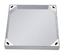 Cubierta de alcantarilla bloqueable de construcción rectangular Diseño <span class=keywords><strong>invisible</strong></span> para uso en <span class=keywords><strong>la</strong></span> <span class=keywords><strong>ciudad</strong></span> - Product Image 4