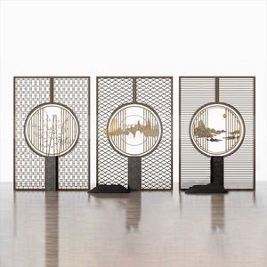 Panel Divisor Móvil Translúcido de Acero Inoxidable con Patrones Personalizables LL59 para Salas de Conferencias Impermeables, Venta al Por Mayor - Product Image 3