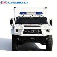 Ambulance tout-terrain à pression négative ICU sur châssis Dongfeng 4x4 personnalisée pour le transport médical d'urgence sur le terrain