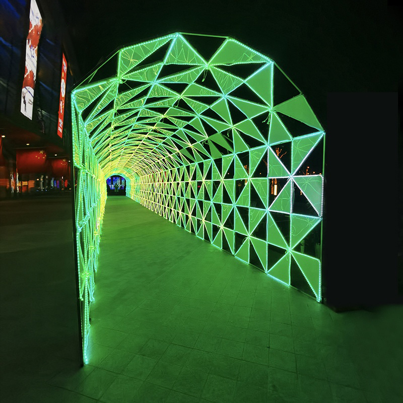 Christmas Decoration Party Light Corridor Arch Light Large Decoration Tunnel Led Out Door Light