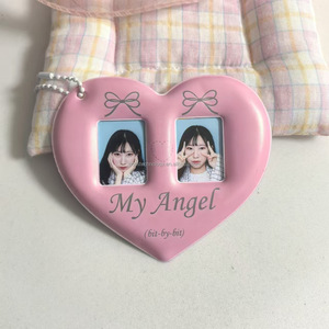 GOSS Offre Spéciale et personnalisé Make Your Own Design Kpop Photocard Holder Custom Heart Shape PVC Mini ID Photocard Holder - Product Image 2