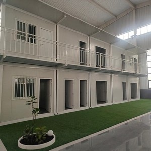 Casa Contenedor Prefabricada de Panel Reforzado, Reciclable y Económica, para Oficina Exterior y Despliegue a Largo Plazo en Obras - Product Image 1