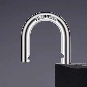 Candado de hierro gris resistente de seguridad de 38mm de alta calidad personalizado de fábrica FEIHUAN - Product Image 4