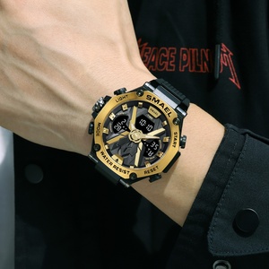 Relojes de Hombre Marca SMAEL, Reloj Deportivo Digital Resistente al Agua 50m, Reloj de Pulsera de Cuarzo con Doble Pantalla 8087 - Product Image 3