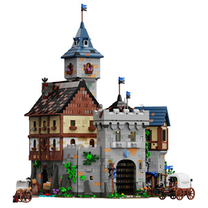 Xbert 66180 6609PCS, Set de Bloques de Construcción del Castillo del Águila Negra, Modelo MOC, Juguete Técnico de Plástico, Regalo Moderno para Festividades - Product Image 1