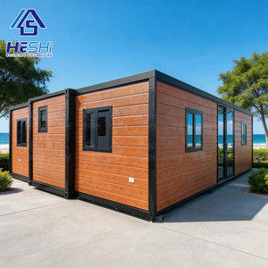 Casa Contenedor Prefabricada Expandible Impermeable de 20 y 40 Pies, con 1, 2, 3, 4 o 5 Dormitorios, para Jardín, Vivienda Portátil - Product Image 1
