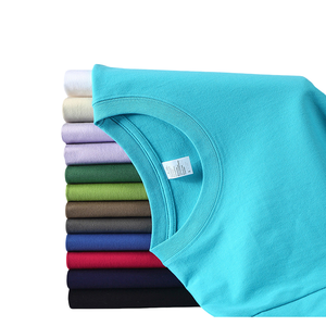 เสื้อยืดผ้าฝ้าย100% สำหรับผู้ชายเสื้อยืดสีขาวหนาลำลองว่างเปล่าโลโก้ตามสั่ง250gsm - Product Image 2