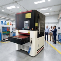Machine à poncer la tôle pour le meulage et le polissage des surfaces