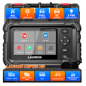Chúng tôi EU kho khởi động crp129 HD đầy đủ hệ thống OBD2 Scanner Heavy Duty Truck <span class=keywords><strong>scan</strong></span> công cụ <span class=keywords><strong>24V</strong></span> DIESEL xe ECU mã hóa máy - Product Image 6