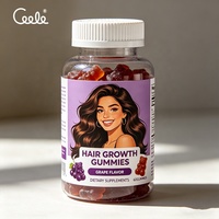 Gommes à la biotine 10000 mcg pour femmes et hommes (60 unités) Biotine pour la croissance des cheveux, la peau et les ongles - Sans gluten