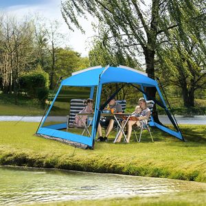 Carpa de Verano Hyper Venture de 14x14 pies, Toldo con Mosquitera de 5 Lados, Fácil de Instalar, Gazebo Portátil para Acampar al Aire Libre - Product Image 5