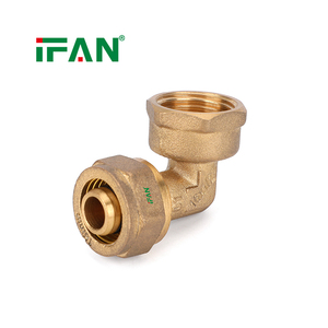 Raccord de compression en laiton IFAN à conception humanisée, raccord en T, 16-32 mm, raccords de plomberie PEX - Product Image 3