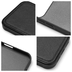 เคสโทรศัพท์หนัง PU หรูหราทรงเข้ารูป สีดำ สำหรับธุรกิจ ป้องกันการกระแทก พร้อมฝาปิดด้านข้างกันลื่น สำหรับ iPhone 17 Pro Max/16/15 - Product Image 3