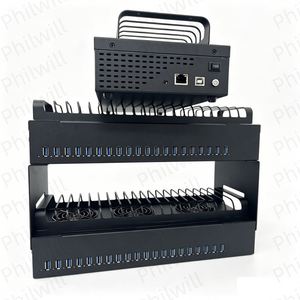 WIFI OTG Ethernet Mobile Farm <b>Phone</b> Box 40 100 Devices Setup 40-Port USB 3.0 Android iPhone 20 Farm Hub Dock Station 110V 220V - Product Image 3