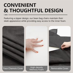 Canapé-lit simple pliable sur mesure en tissu, réversible, style crème, convertible et pliable pour petit appartement et salon - Product Image 3