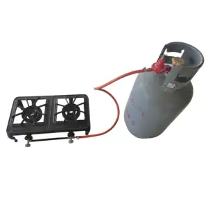 Manufacturer Double Cooker Cast Iron Gas Stove For Household Hotel Outdoor