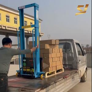 עצמי טעינת מלגזה נייד יד קטן ידני חצי חשמלי עצמי עומס הרמה - Product Image 6