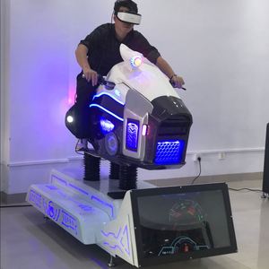 เครื่องจำลองการแข่งรถ VR 9D แบบใช้แบตเตอรี่ สำหรับสวนสนุกกลางแจ้งและในร่ม โครงสร้างโลหะ เหมาะสำหรับสวนผจญภัยสาธารณะ - Product Image 6