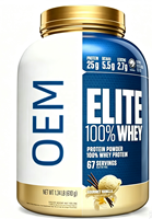 Elite Natural Supply Proteine del Siero di Latte Premium in Polvere Gusto Vaniglia 25g Proteine Migliora l'Immunità Durata 24 Mesi Conservare in Luogo Fresco e Asciutto