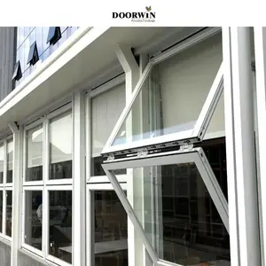 Shreveport أنماط النوافذ الأكثر شعبية الحديثة من الألومنيوم نافذة قابلة للطي رأسية نافذة قابلة للطي