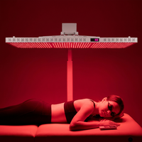Support en acier robuste pour panneau de luminothérapie rouge, capacité de charge de 40 kg à 55 kg, base croisée roulante pour spa et clinique