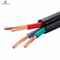 Câble en caoutchouc flexible à âme en cuivre YZ 300/500v, 3 conducteurs, 1,5-10 mm²