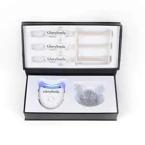 CE Approved Best Tooth Whitening Device Private Label Home Teeth Bleaching Whitening Kit With Led Light And Trays
