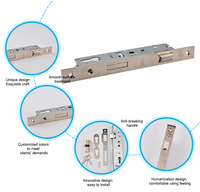 Cerradura de embutir multipunto de hierro para puerta, cuerpo de cerradura con cilindro, venta al por mayor de fabricante chino