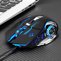 Souris mécanique de jeu optique filaire haute sensibilité lumière LED main droite ergonomique pour bureau PC ordinateur portable travail Gamer travail