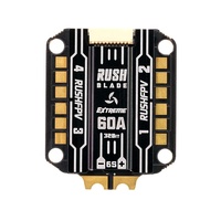 RUSHFPV RUSH BLADE V2 Stack F722 Contrôleur de vol analogique numérique Extreme 60A 128K BLHELI32 4in1 ESC pour drone FPV