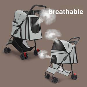 यात्रा थोक विदेशी व्यापार एजेंसी उत्पाद श्रेणी के लिए बिल्लियों और कुत्तों के लिए छोटे हल्के फोल्डेबल कैरियर - Product Image 3