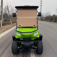 Moto classique véhicule extrême batterie de golf levée 48 volts alimentée au lithium voiturette de golf électrique personnelle légale de rue
