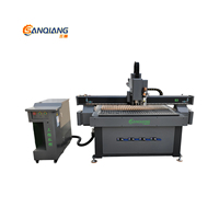 SANQIANG 1325 Router CNC para corte de madera contrachapada, MDF, PVC y plástico, Router CNC 4x8 con cuchilla oscilante y CCD