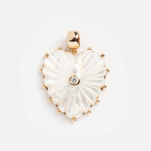Ciondolo Vintage Rotondo <span class=keywords><strong>a</strong></span> Forma di Moneta con Zirconi in Acciaio Inossidabile, Charm Colorato <span class=keywords><strong>a</strong></span> Forma di Pesce e Cuore per <span class=keywords><strong>Mia</strong></span> <span class=keywords><strong>Figlia</strong></span> - Product Image 4