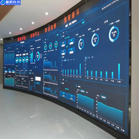 Écran LED d'intérieur à service frontal P2.5, panneau d'écran LED fixe mural pour scène d'église