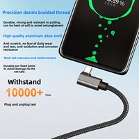 USB type-c transfert de données à charge rapide câble 5GBps 20V 3A accessoires informatiques veste en PVC 5M tressé pour lien type C USB 3.1
