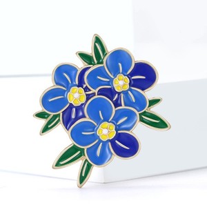 Broches de Cristal con Flores de Última Moda 2026, Botones de Diamantes de Imitación, Aleación Chapada en Oro, Personalizados, Unisex, para Uso Diario, Compromiso, Boda - Product Image 3