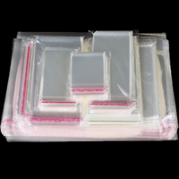 Cellophane auto-adhésif emballage clair Opp plastique Poly sac bijoux emballage jouet emballage sac en plastique