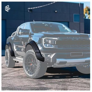Accesorios Exteriores para Automóvil Modificación y Mejora Guardabarros Anchos en Negro Mate para Ford Ranger Raptor 2023 - Product Image 1
