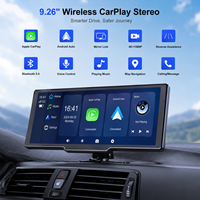 Layar Multimedia Mobil 10,26 Inci Wireless CarPlay Android Auto Kamera Mundur Radio FM USB Plug and Play Layar Pintar