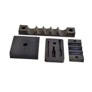 Customized neoprene rubber shock absorb rubber bushing pad for heavy industrial machine anti vibration