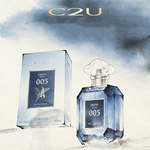 Perfume Original al por Mayor Eau de Parfum EbonyPerfume en Botella Azul, Fragancia Fresca de Oud en Spray de 50 ml para Hombre y Mujer - Product Image 5