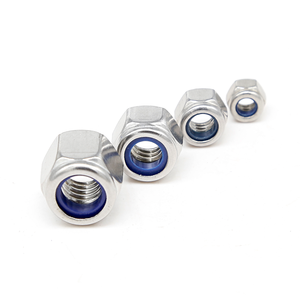 Ss304 Zeskant Nylon Inzetstuk Moeren Staal Verzinkt Gegalvaniseerd <span class=keywords><strong>M2</strong></span> Stopmoeren Met Nylon Inzetstuk - Product Image 1