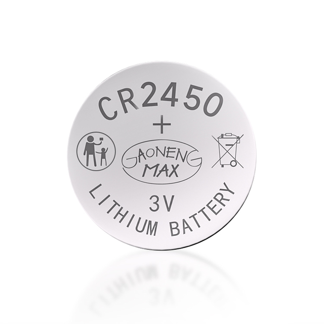 Hot Selling Lithium Button Cell Batteries No Mercury for Electronic Toys Electric Scooter Cr2450 for Remote Control Applications