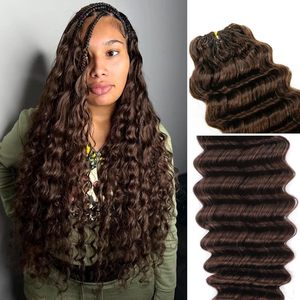 Extensions de cheveux humains Remy au crochet, invisibles, de haute qualité, double trame, personnalisables en ondulations et couleurs, tissage machine double trame - Product Image 5